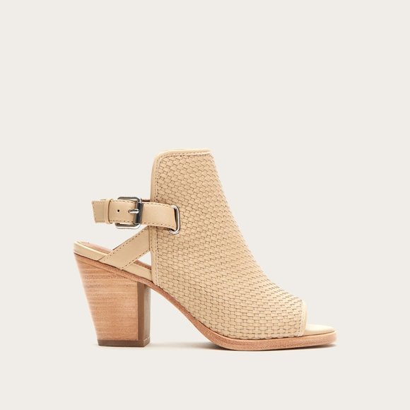 Frye Shoes - NIB Frye Dani Woven Shield Bootie in Cream size 11